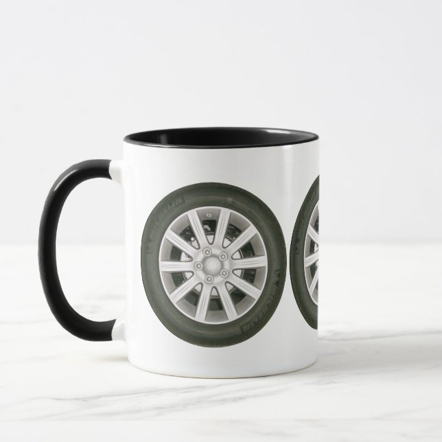 Car Wheel/Tire Mug (Left)