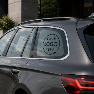 Car Window Cling   Custom Business Logo Decal