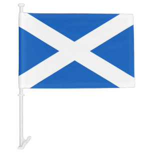 Car Window Flag Scottish Saltire Patriotic