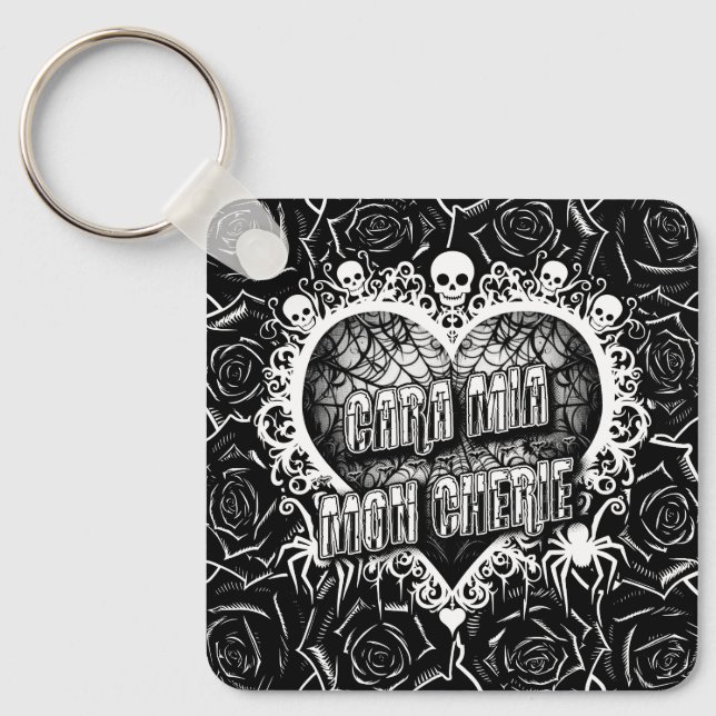 Cara Mia, Mon Cherie Keychain (Front)