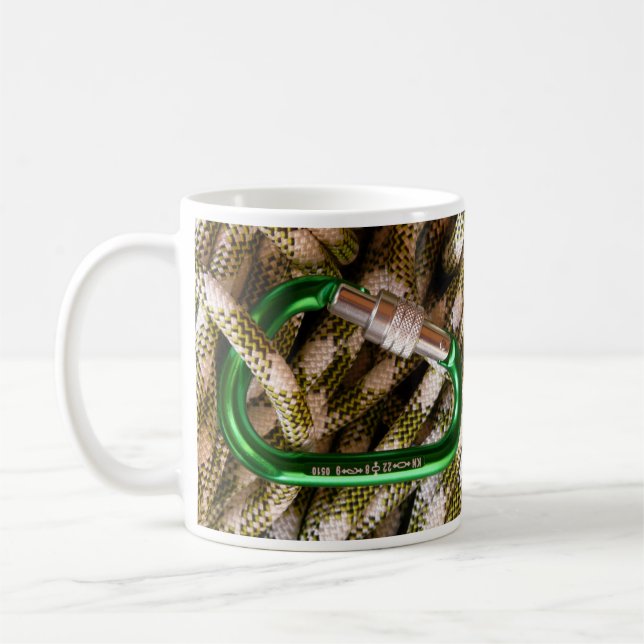 Carabiner and Climbing Rope Mug (Left)
