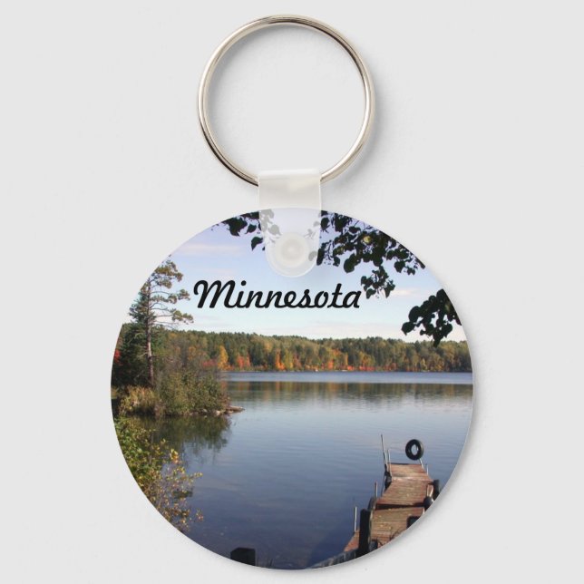 Carabou lake MN Keychain (Front)
