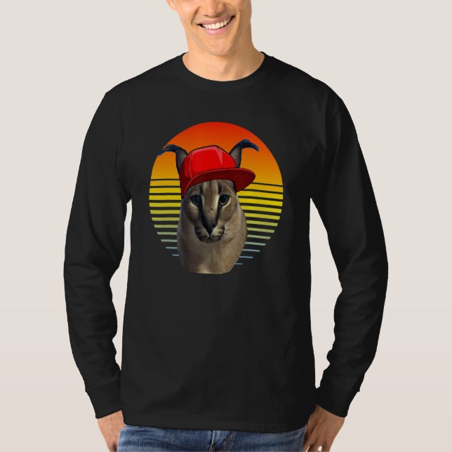 caracal meme cat T-Shirt (Front)