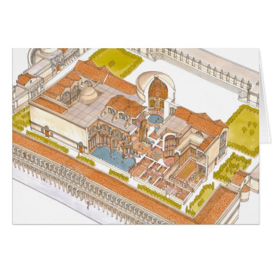 Caracalla baths Rome Cards (Front Horizontal)