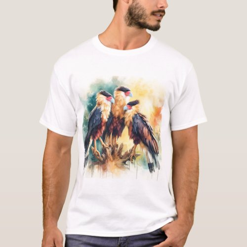 Caracaras interaction in natural habitat 020624ARE T_Shirt