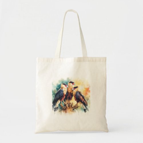 Caracaras interaction in natural habitat 020624ARE Tote Bag