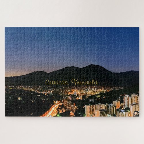 Caracas at night jigsaw puzzle