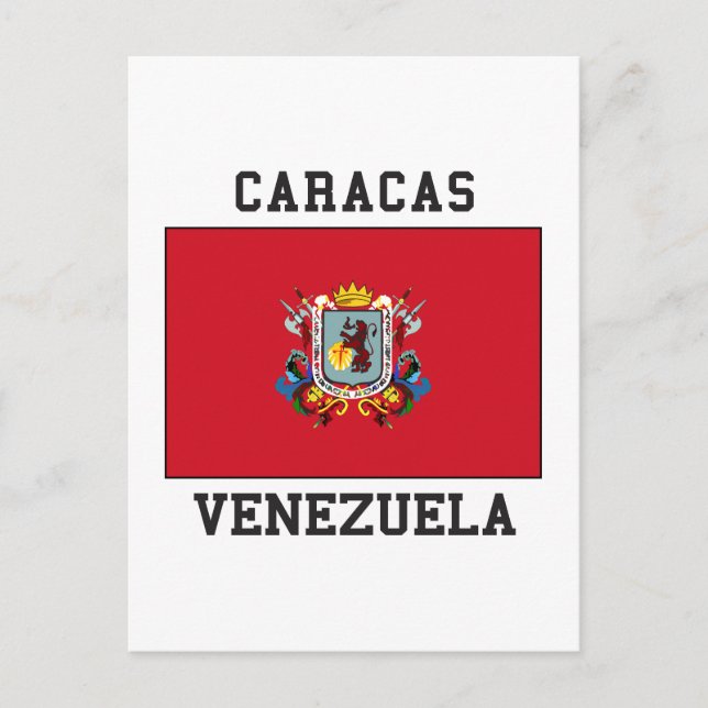 Caracas Venezuela Postcard (Front)