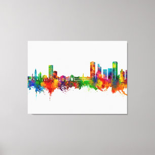 Caracas Venezuela Skyline Canvas Print