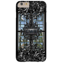 Caradythe Shelly Tough Victorian Monogram Barely There iPhone 6 Plus Case