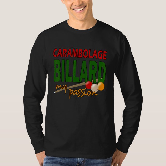 Carambolage Billiard Club Sport T-Shirt (Front)