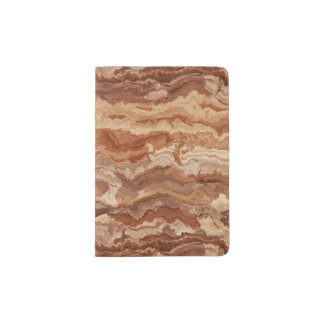 Caramel Agate Passport Holder