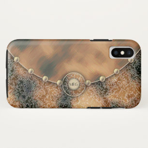 Caramel and Chocolate Brown iPhone X Case