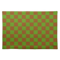 Caramel apple checkered board pattern