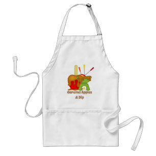 Caramel apples dip vendors apron