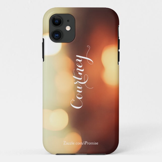 Caramel Bokeh Iphone Case-Mate iPhone Case (Back)