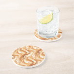 Caramel Carmel Candy Swirls Coaster