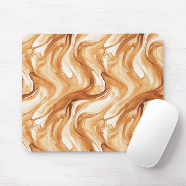 Caramel Carmel Candy Swirls Mouse Pad (With Mouse)