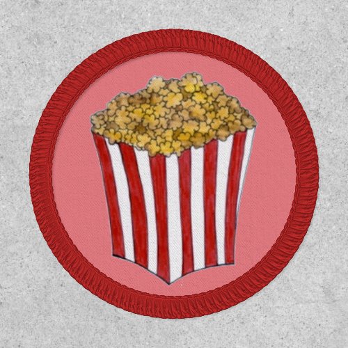 Caramel Corn Movie Butter Popcorn Foodie Junk Food Patch