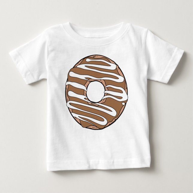 Caramel Donut, Doughnut, Glaze, Icing, Frosting Baby T-Shirt (Front)