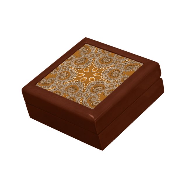 Caramel Fractal Lace  Gift Box (Side)