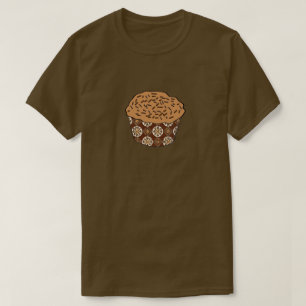Caramel Frosted Cupcake with Sprinkles T-Shirt