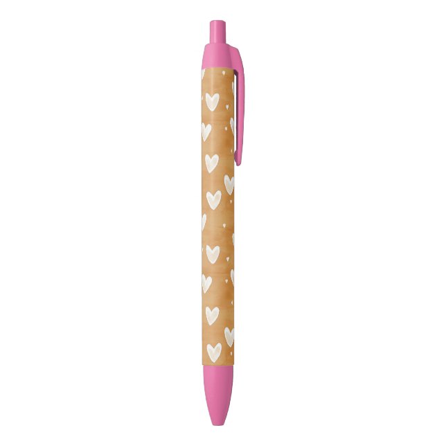 Caramel Hearts Christmas Pen (Bottom (Vertical))