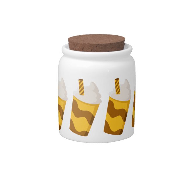 Caramel Milkshake Candy Jar (Front)