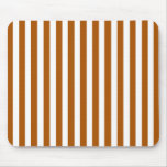 Caramel Modern Stripe Mouse Pad