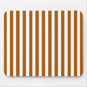 Caramel Modern Stripe Mouse Pad