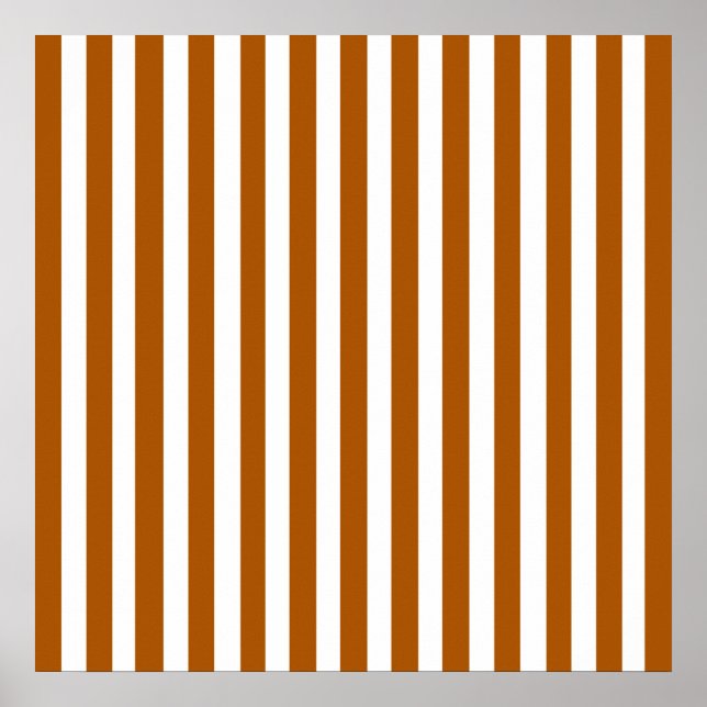 Caramel Modern Stripes Poster (Front)