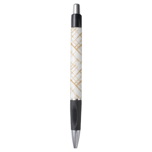 Caramel Stripes Pen (Front Vertical)