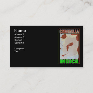 CARAMELLA INDICA BUSINESS CARD