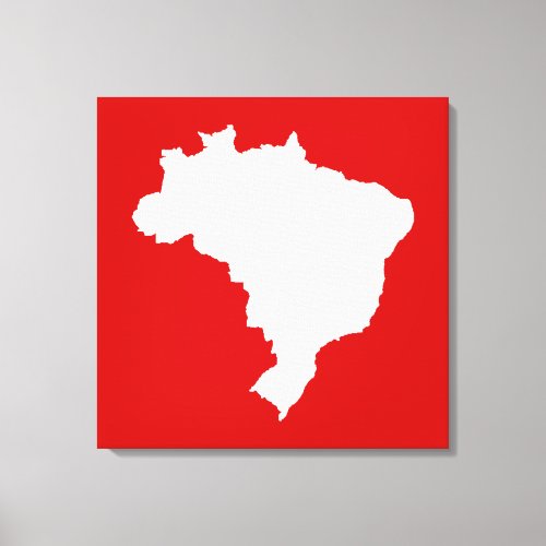 Caranval Red Festive Brazil at Emporiomoffa Canvas Print