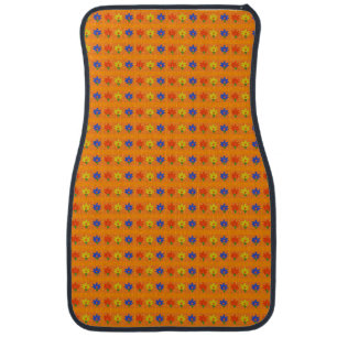 Caraoke Karaoke Flowers Stream Set of Car Mats