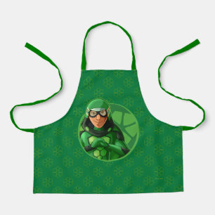 Carapace Green Badge Apron