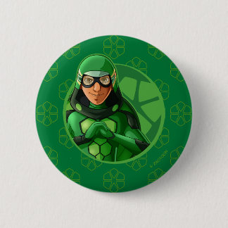 Carapace Green Badge Button