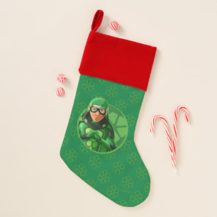 Carapace Green Badge Christmas Stocking