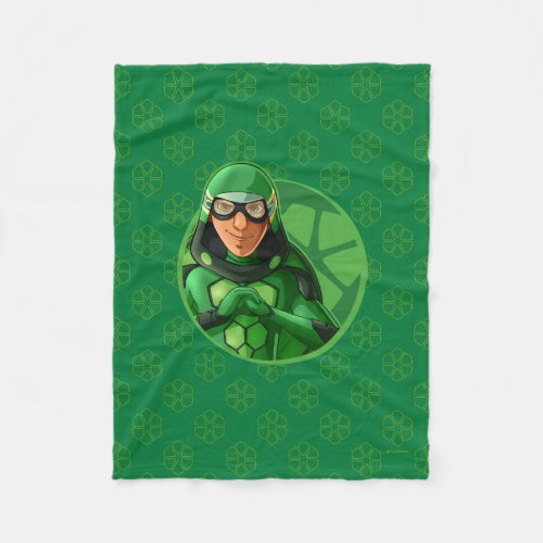Carapace Green Badge Fleece Blanket