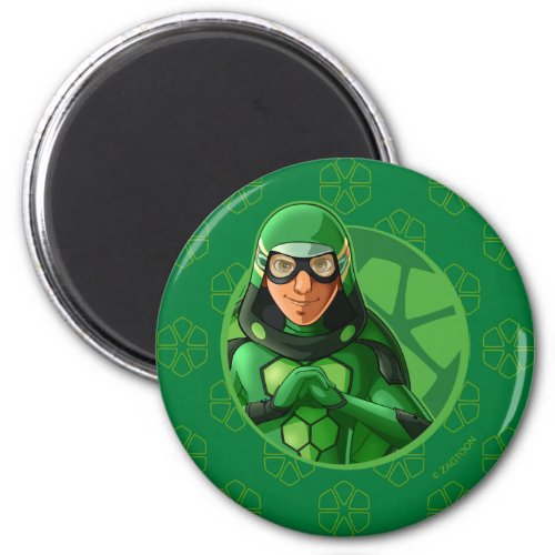 Carapace Green Badge Magnet