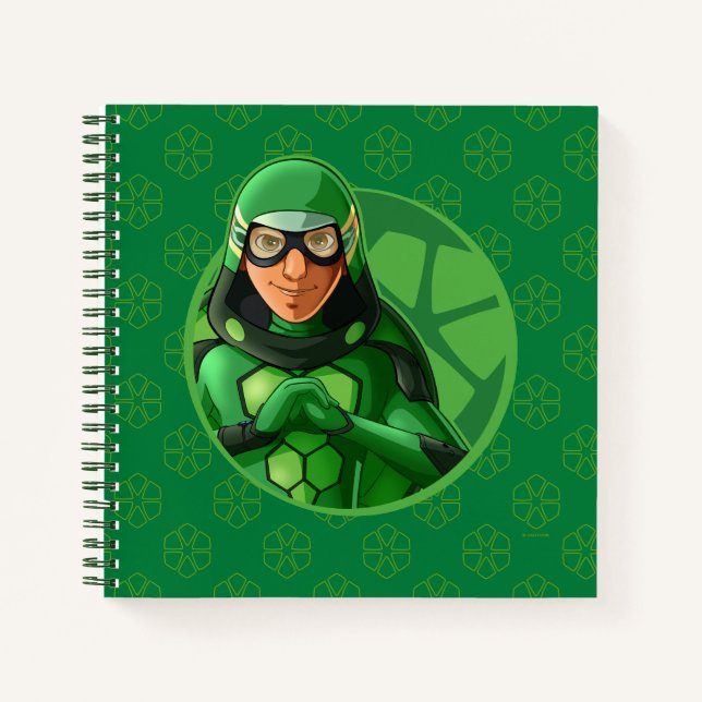 Carapace Green Badge Notebook (Front)