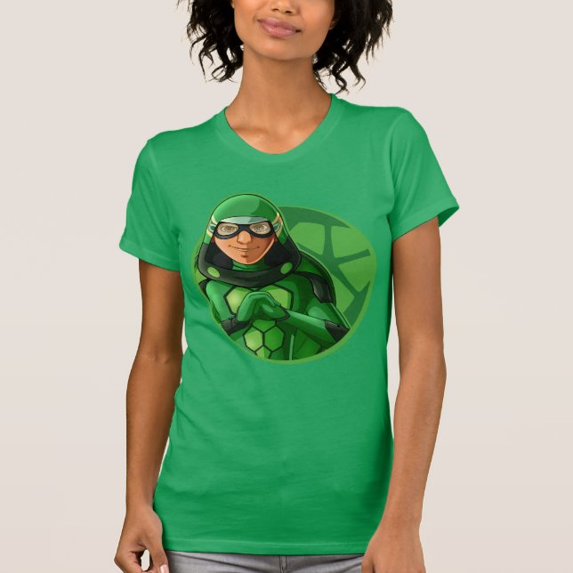 Carapace Green Badge T-Shirt (Front)