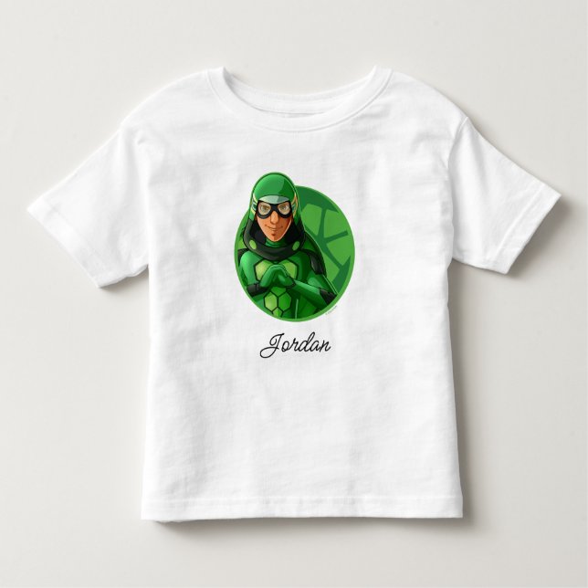 Carapace Green Badge Toddler T-shirt (Front)