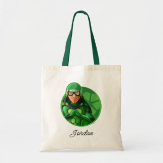 Carapace Green Badge Tote Bag