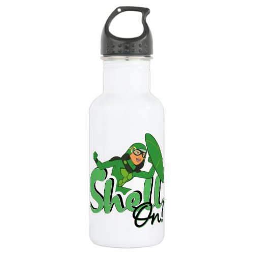 Carapace  Shell On Stainless Steel Water Bottle