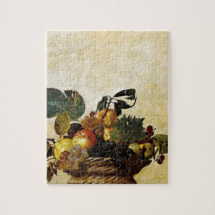 Caravaggio - Basket of Fruit - Classic Artwork Jigsaw Puzzle