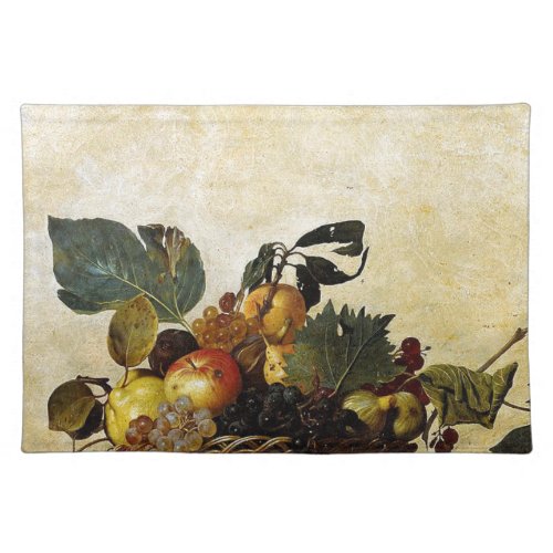 Caravaggio _ Basket of Fruit _ Classic Artwork Placemat