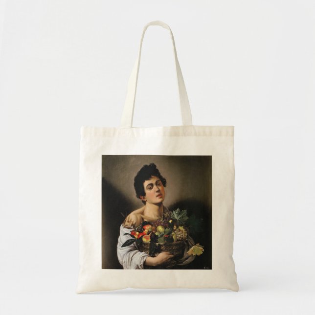 Caravaggio - Boy With Basket Of Fruit Tote Bag (Front)