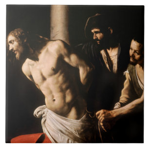 Caravaggio - Christ at the Column Ceramic Tile