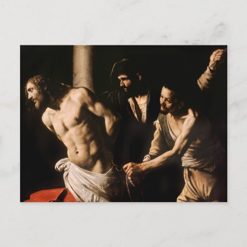 Caravaggio _ Christ at the Column Postcard